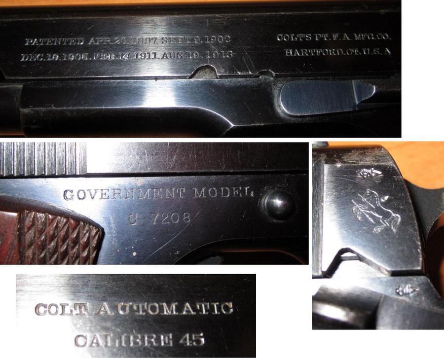 colt 1911 value serial number